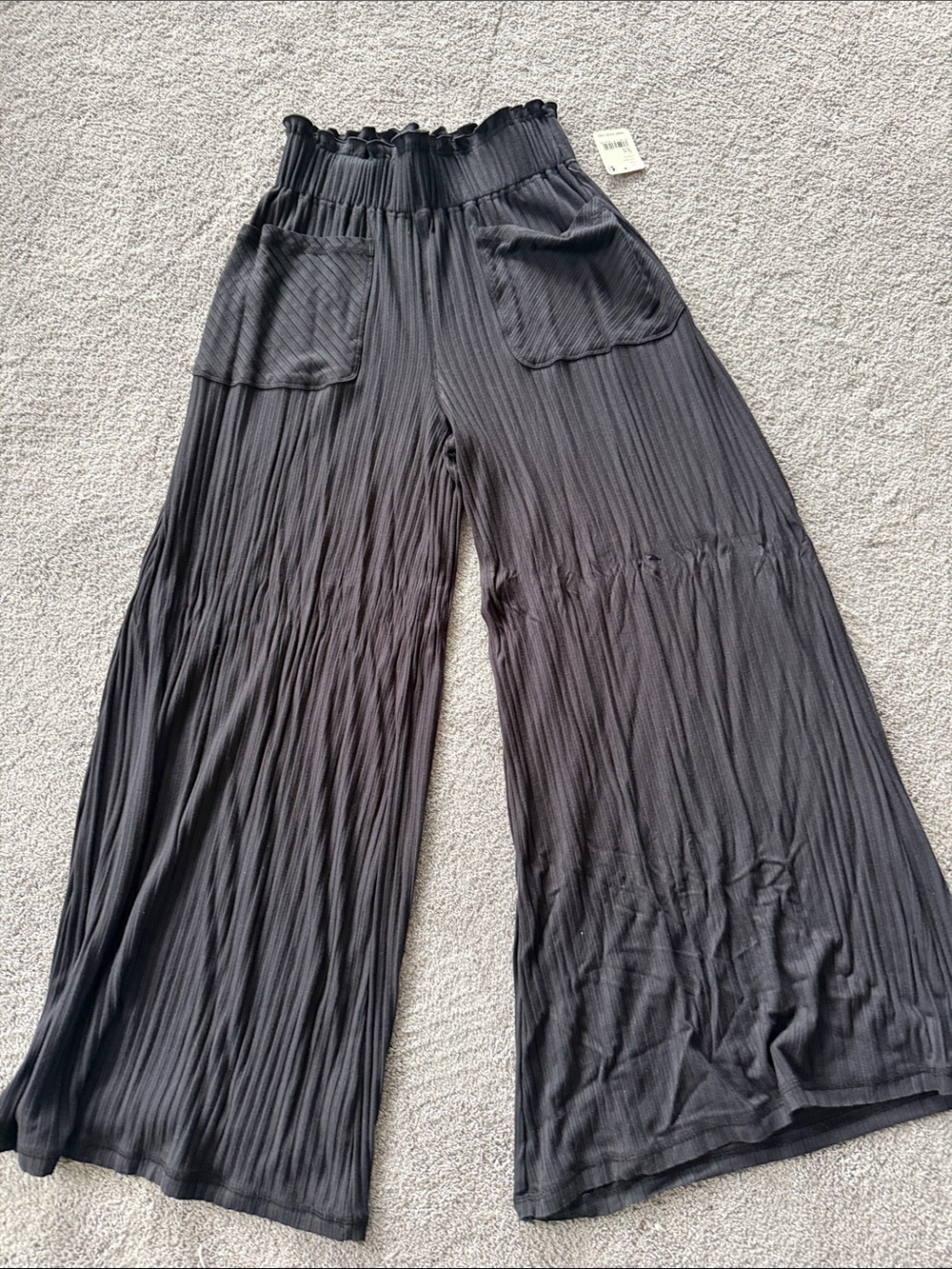 Free people movement wide leg ribbed pant nwt xs